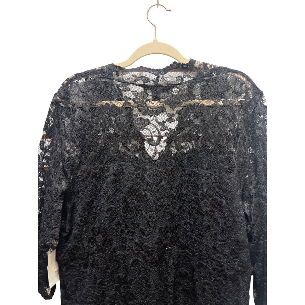 Karen Kane NWT Black Lace Scalloped Sheath Dress - Picture 8 of 10